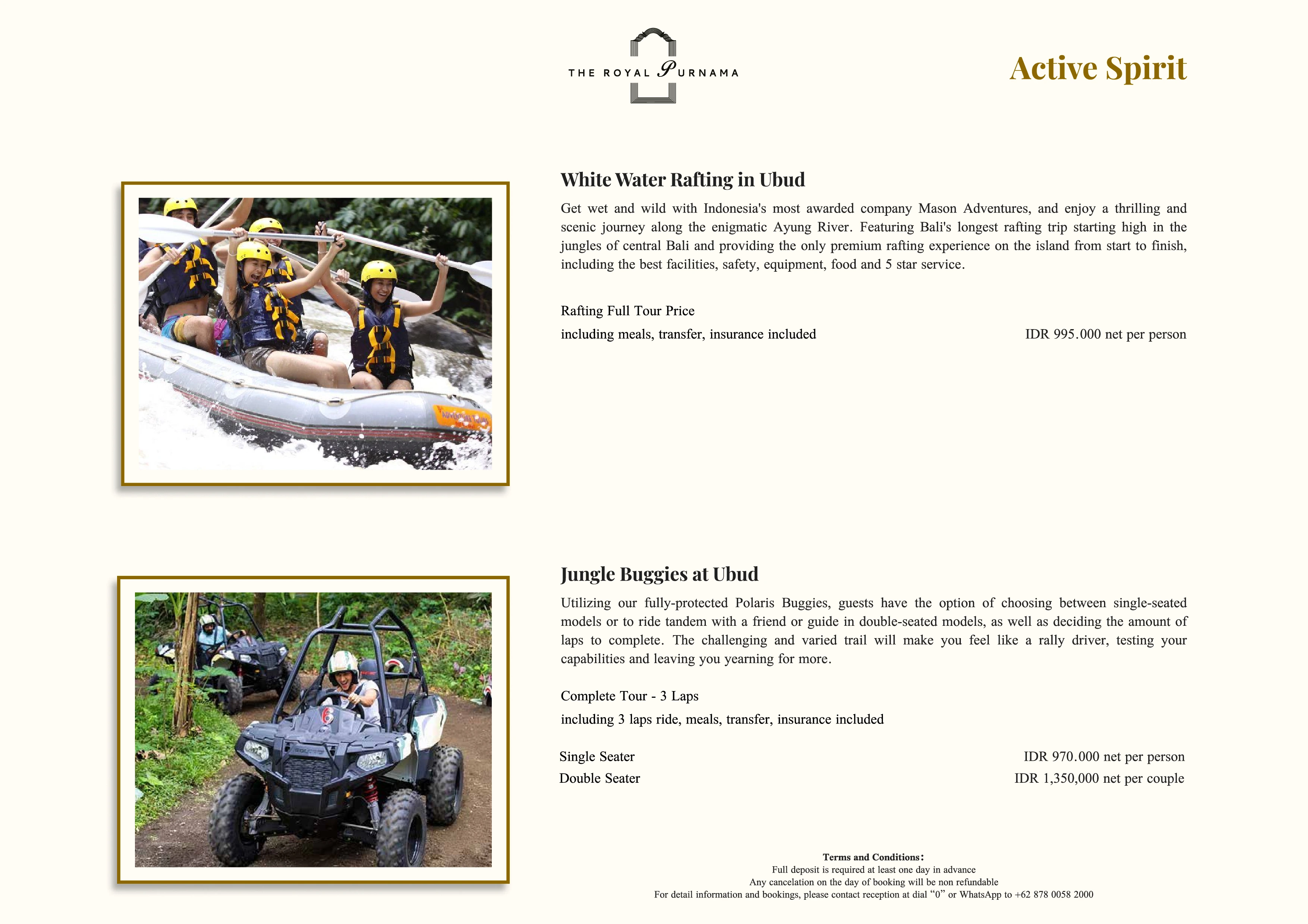 Bespoke experiences at The Royal Purnama - page 03