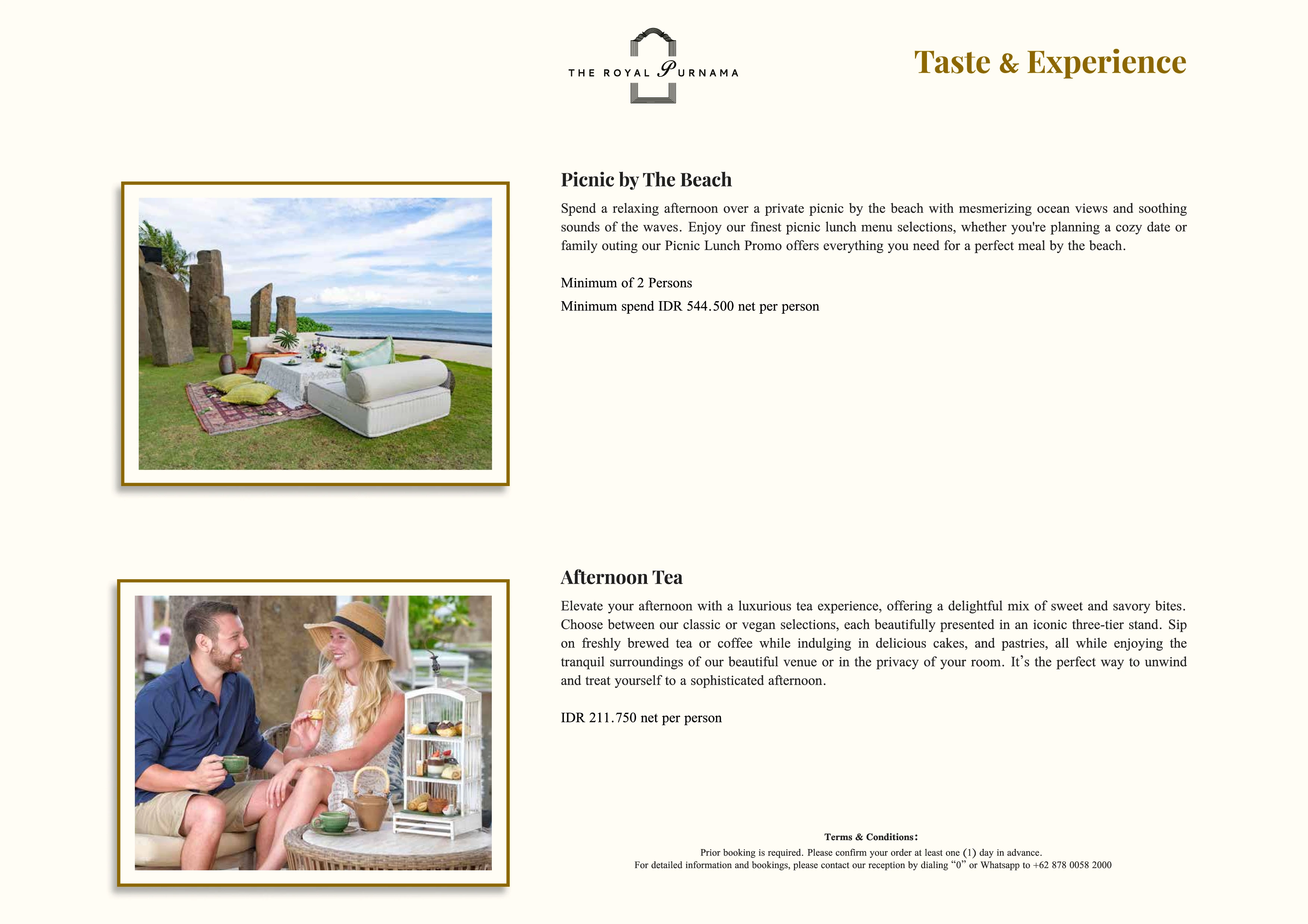 Bespoke experiences at The Royal Purnama - page 12