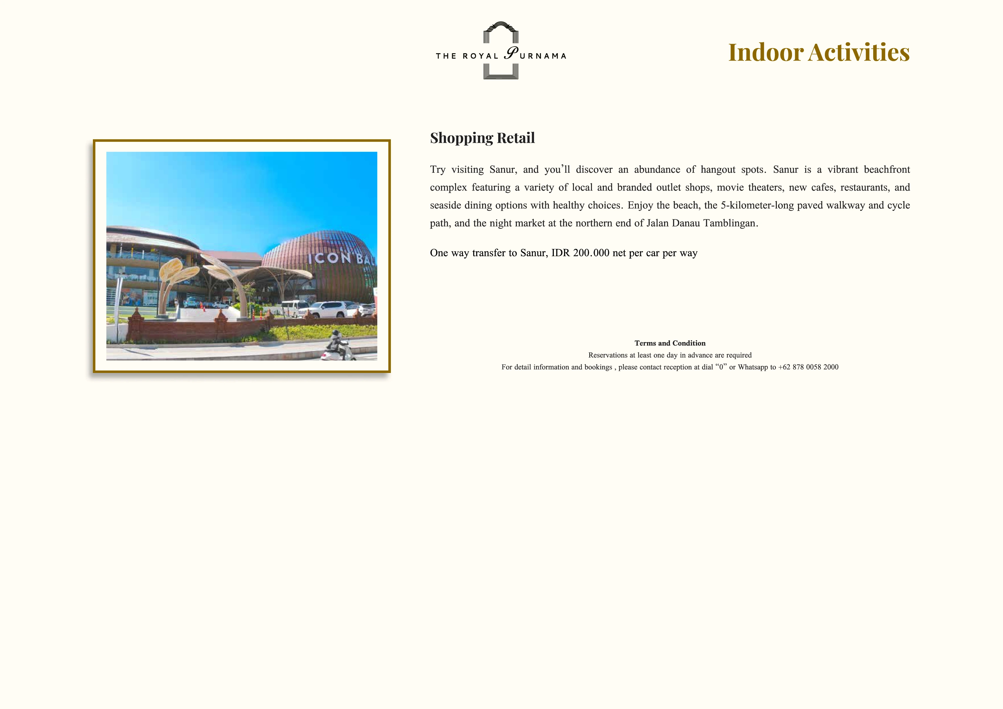 Bespoke experiences at The Royal Purnama - page 22