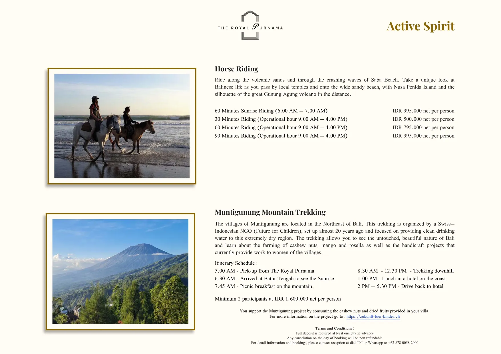 Bespoke experiences at The Royal Purnama - page 02