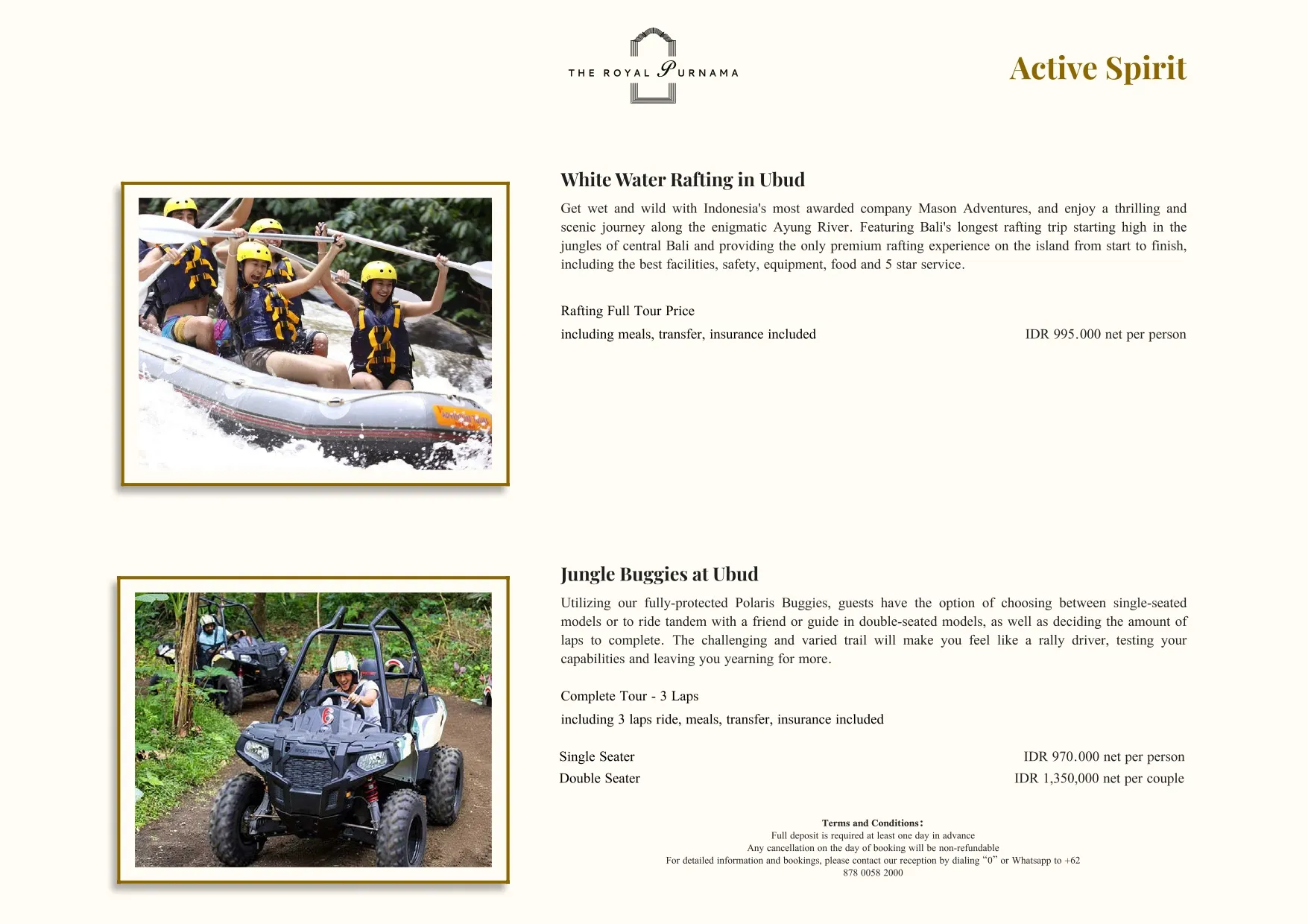Bespoke experiences at The Royal Purnama - page 03