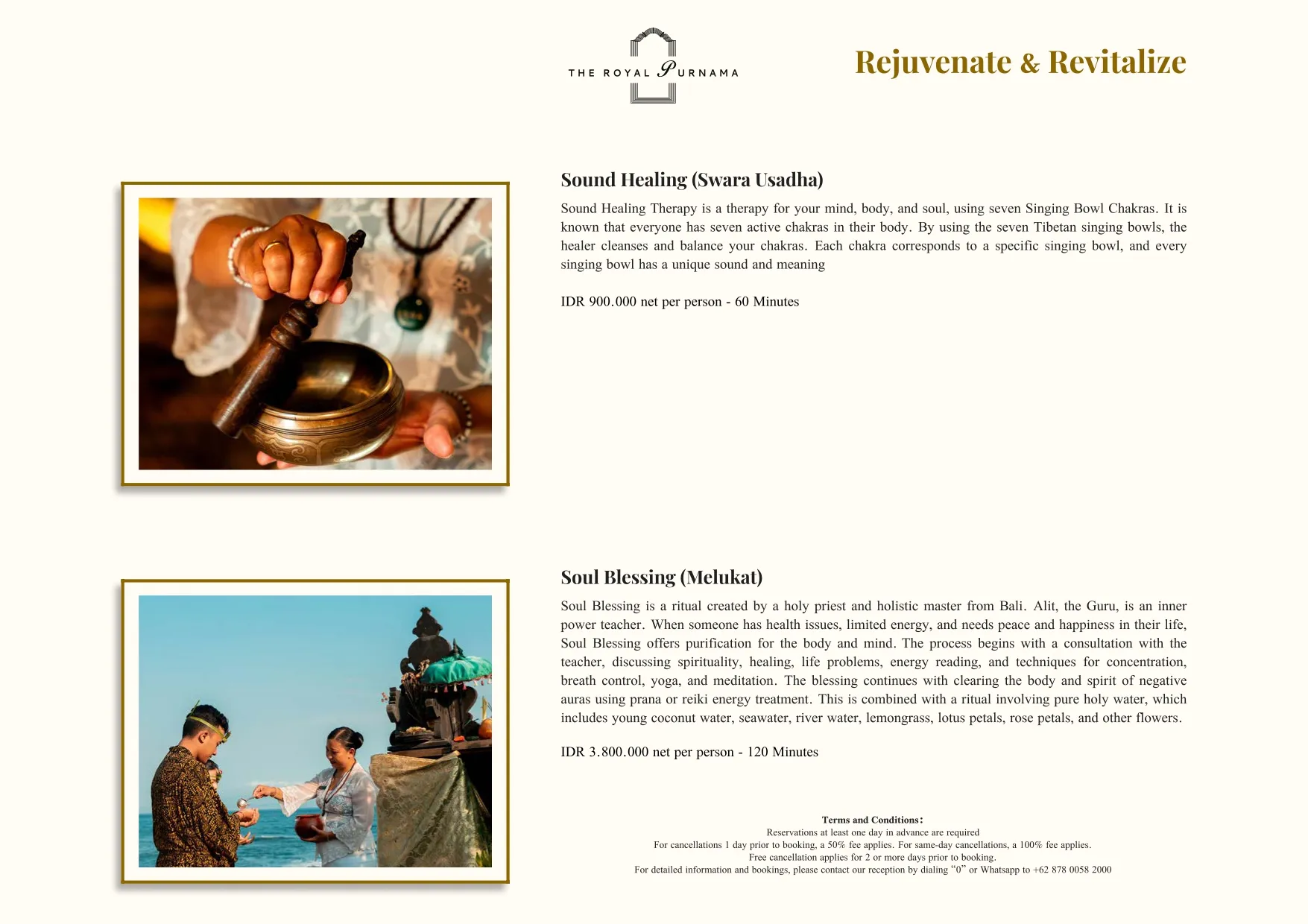 Bespoke experiences at The Royal Purnama - page 05