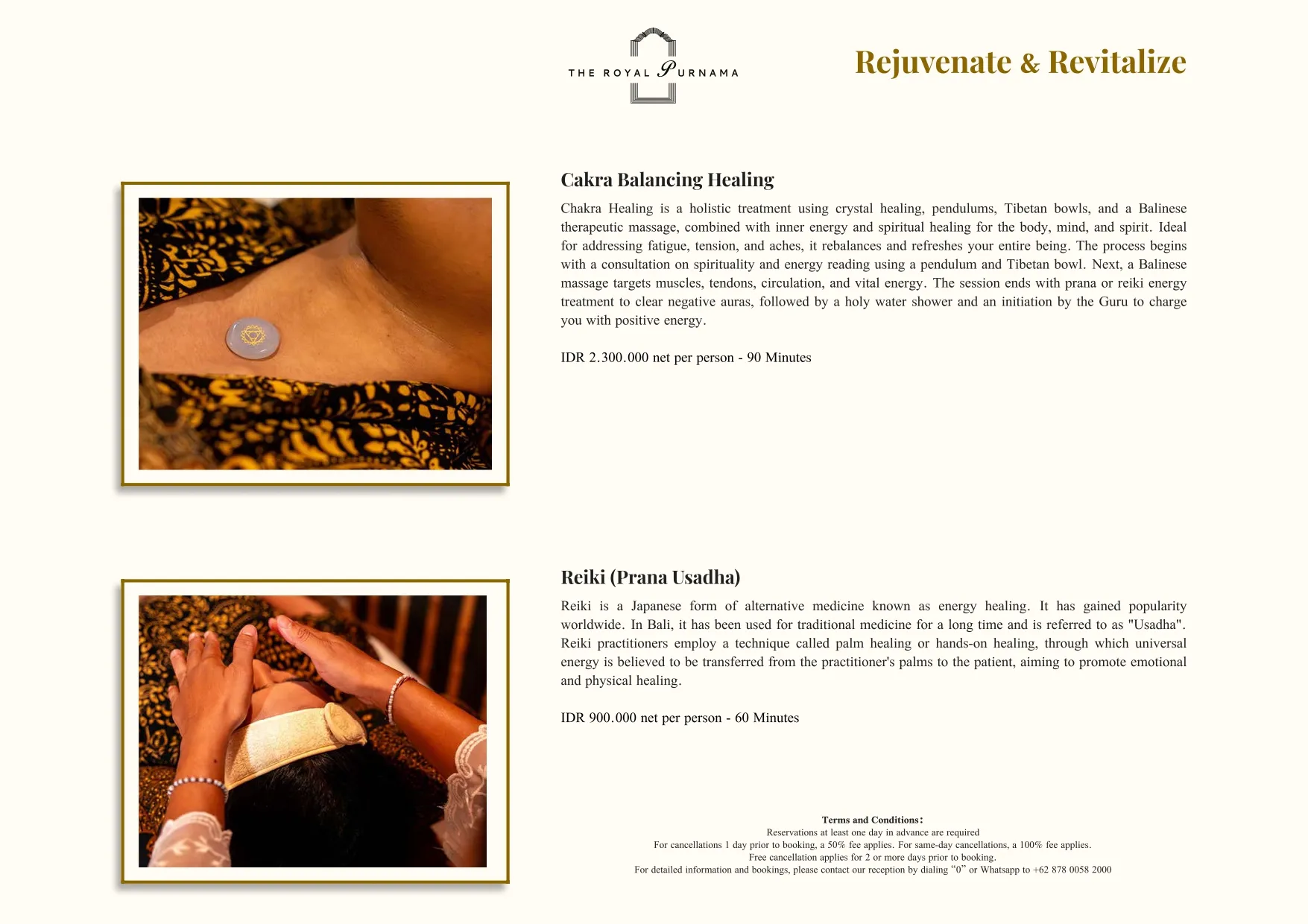 Bespoke experiences at The Royal Purnama - page 06