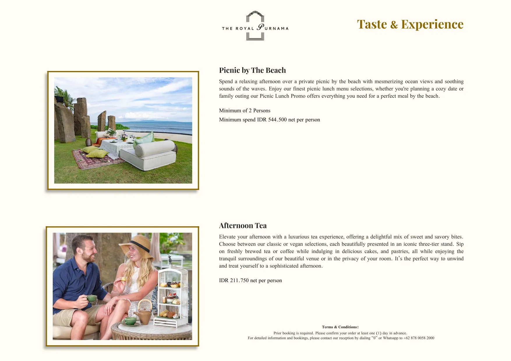Bespoke experiences at The Royal Purnama - page 09