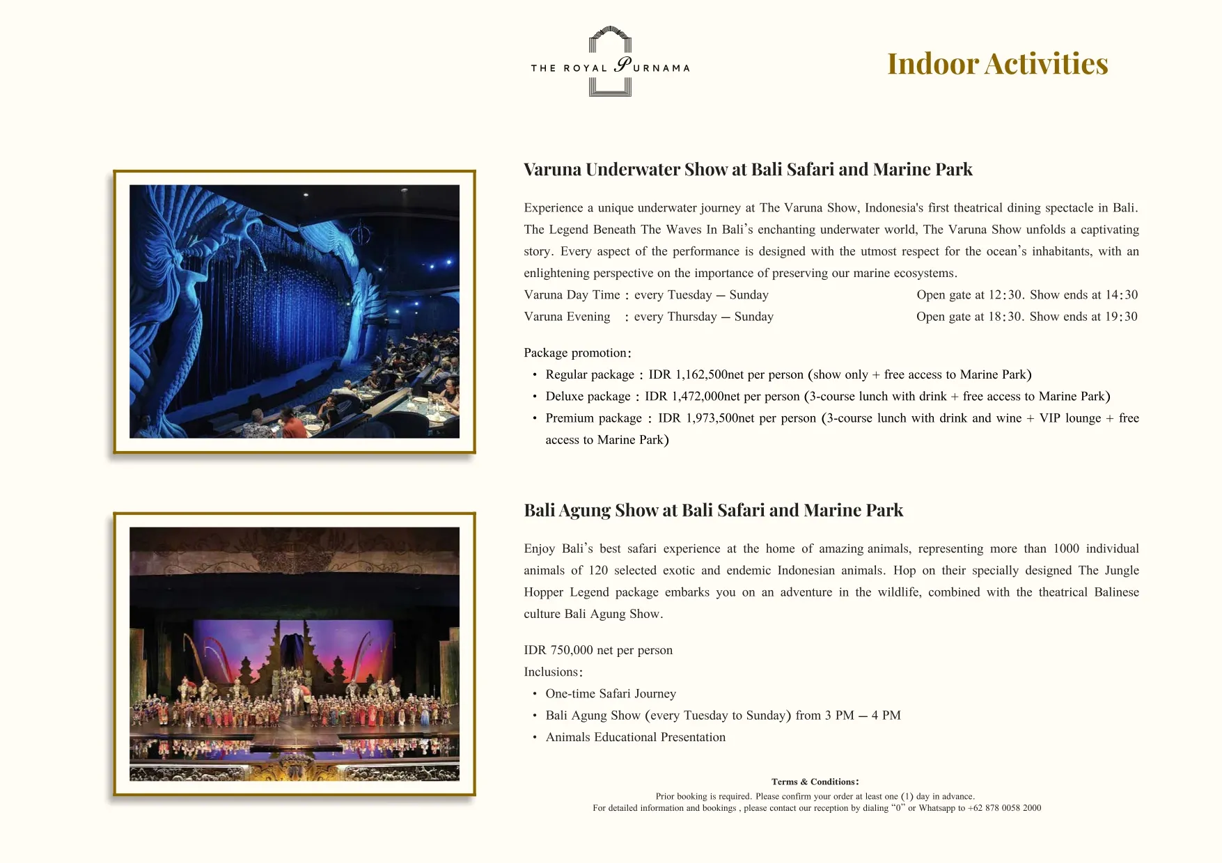 Bespoke experiences at The Royal Purnama - page 18