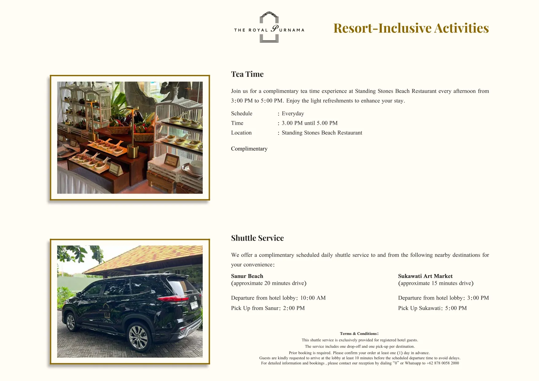 Bespoke experiences at The Royal Purnama - page 20