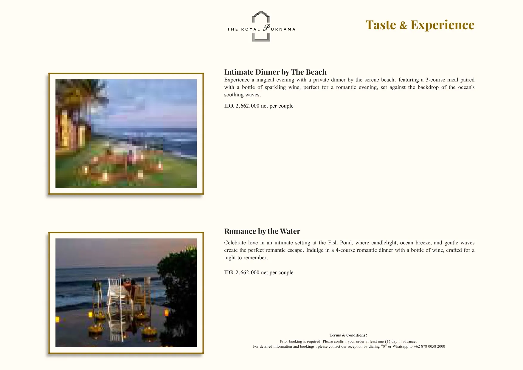 Bespoke experiences at The Royal Purnama - page 15