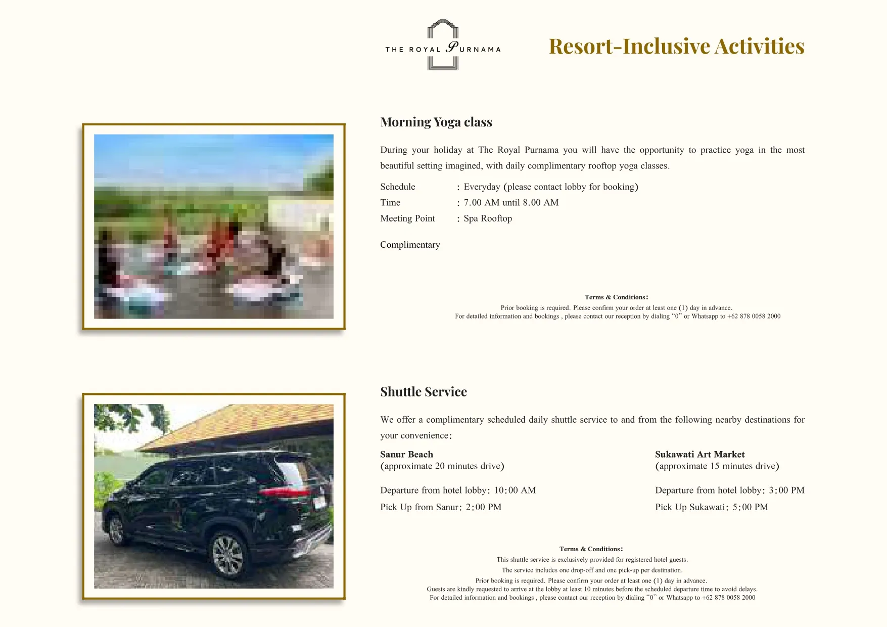 Bespoke experiences at The Royal Purnama - page 24