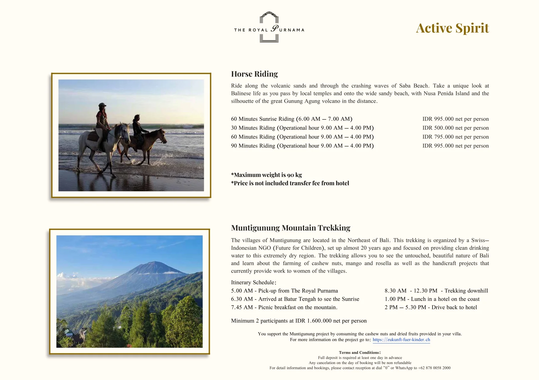 Bespoke experiences at The Royal Purnama - page 02