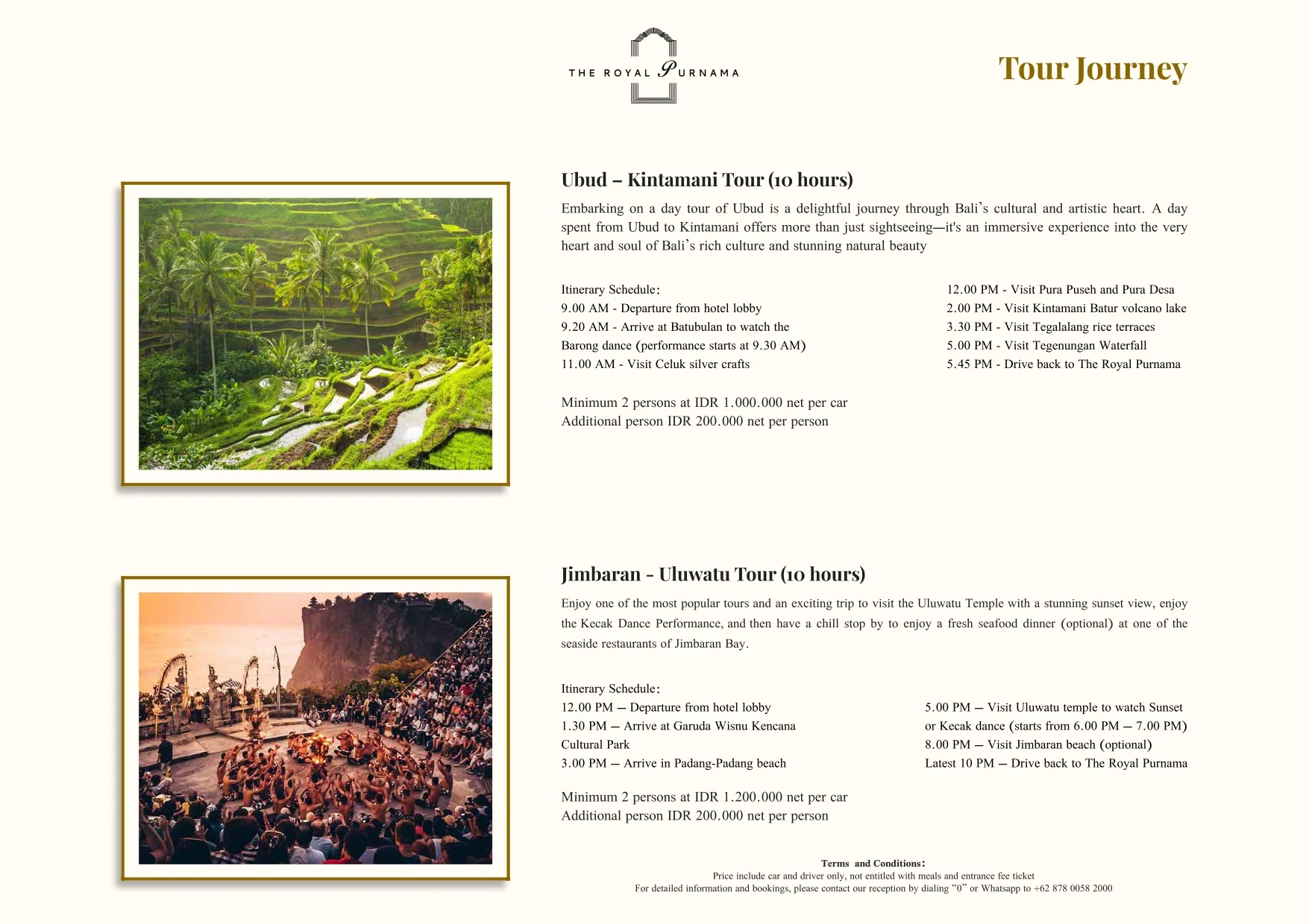 Bespoke experiences at The Royal Purnama - page 05