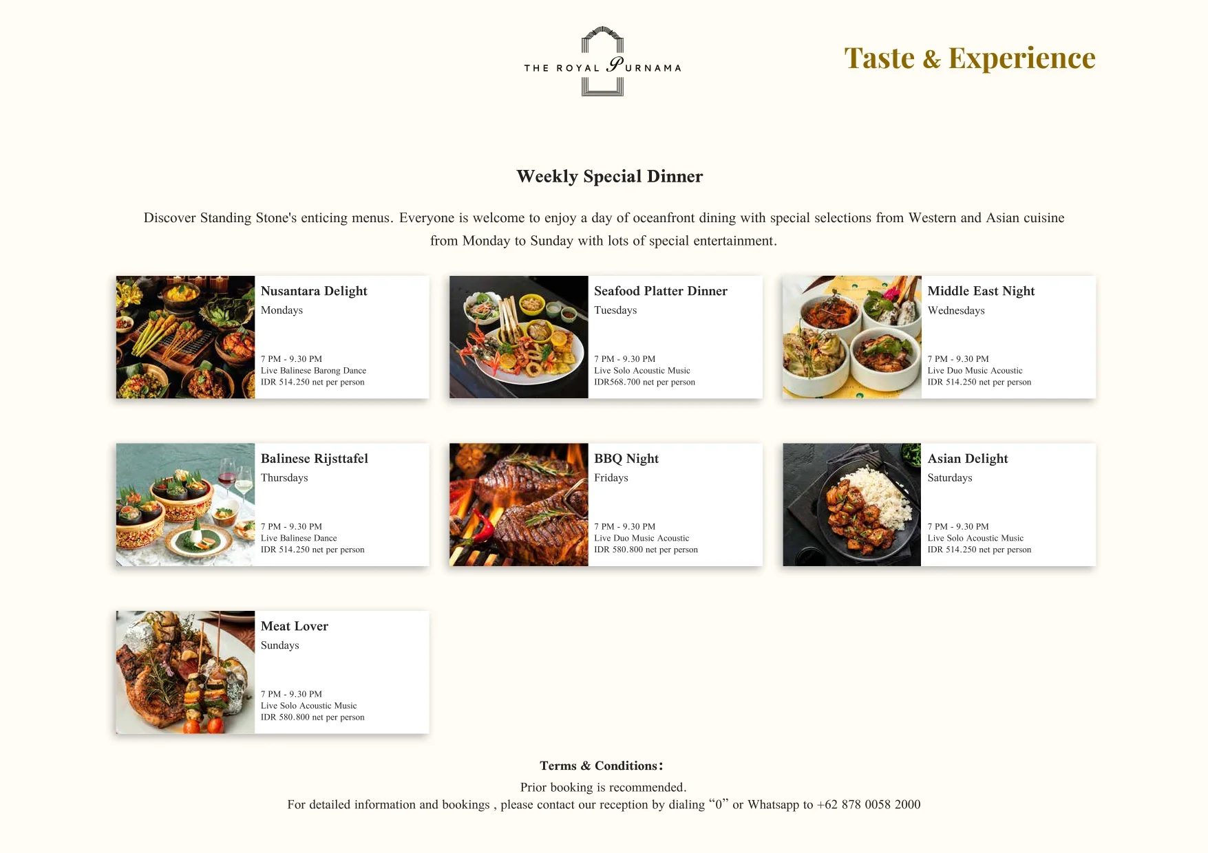 Bespoke experiences at The Royal Purnama - page 16