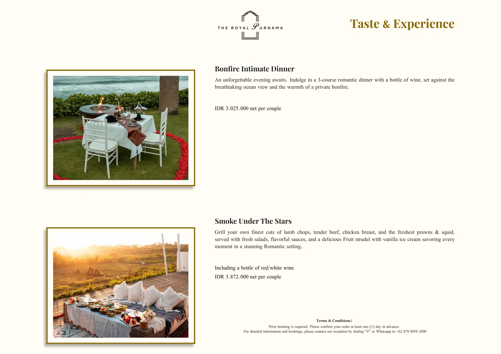 Bespoke experiences at The Royal Purnama - page 11